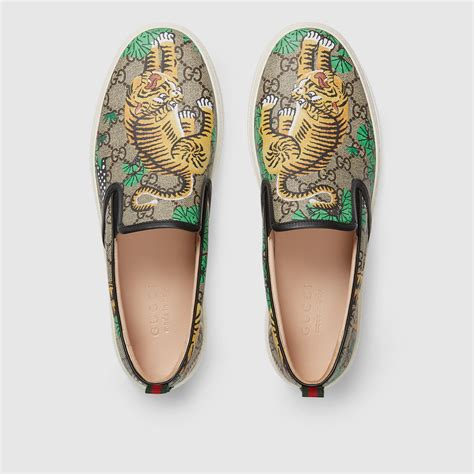 gucci bengal slip on sneakers|gucci slip on bengal tiger.